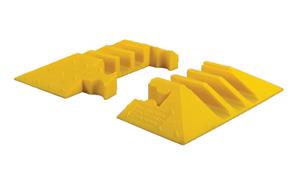 YELLOW JACKET 3-CHANNEL END CAPS - Yellow Jacket Cable Protectors